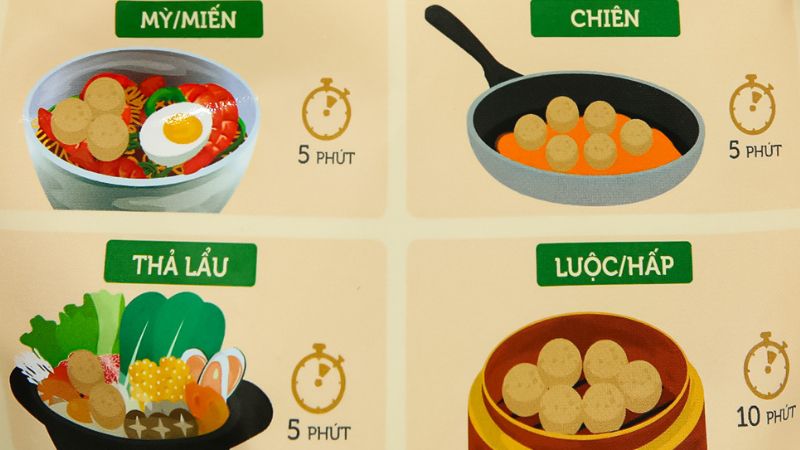 Cách chế biến và bảo quản thực phẩm làm sẵn Icook