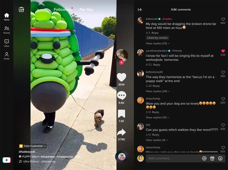 TikTok chính thức cập nhật chế độ ngang cho tablet Android