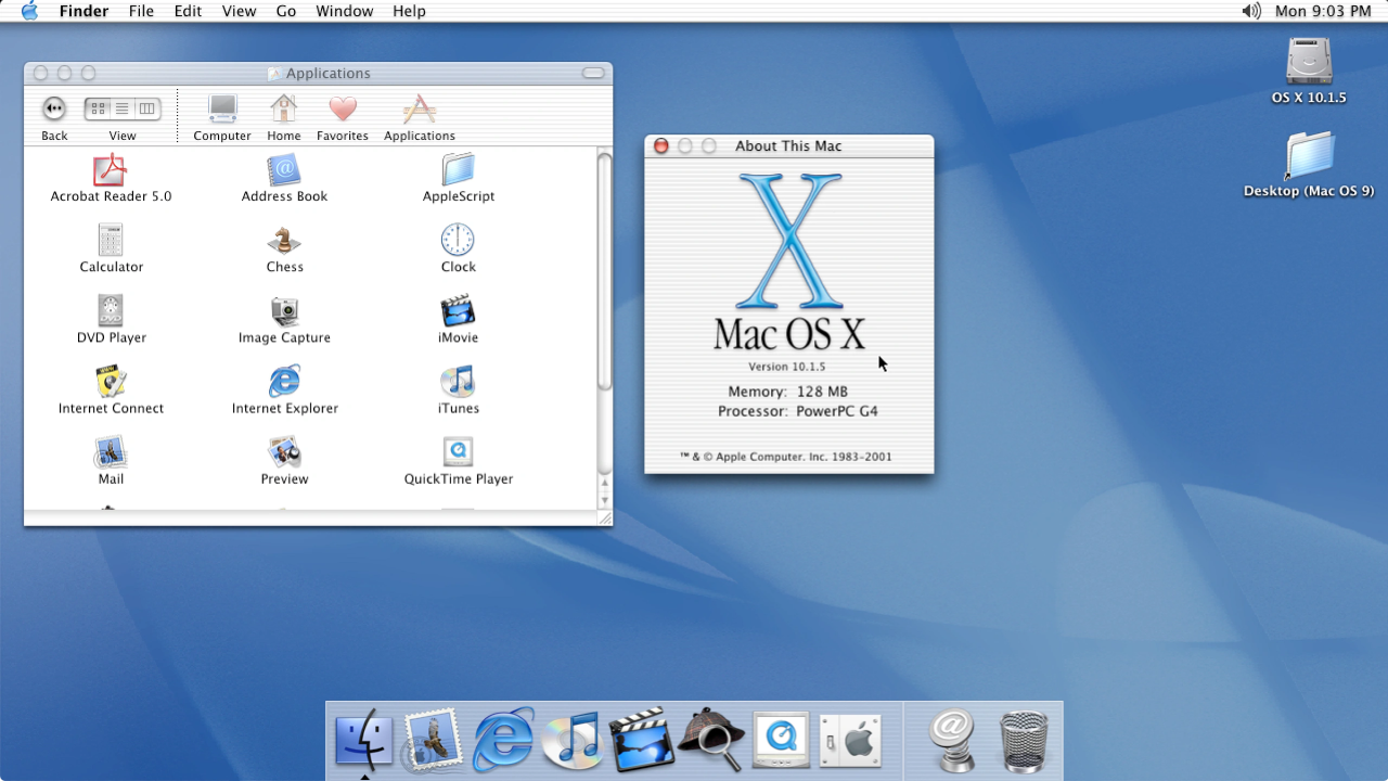 Mac OS X10.1