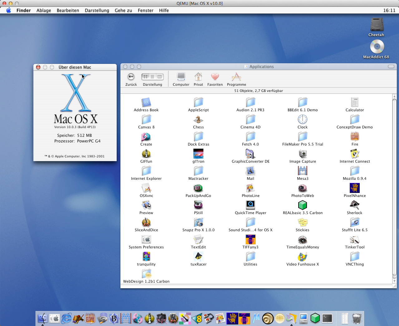 Mac OS X10.0