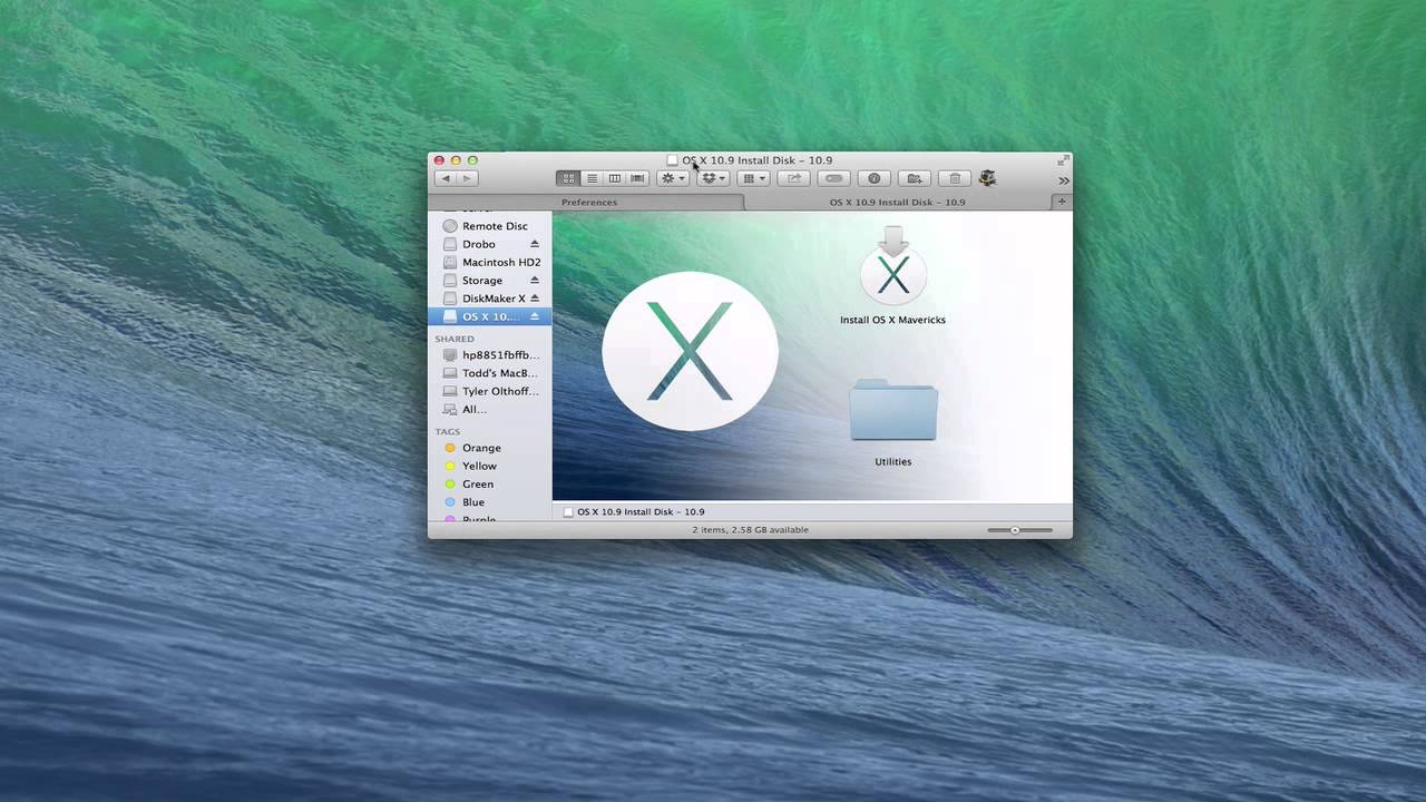 Mac OS X10.9