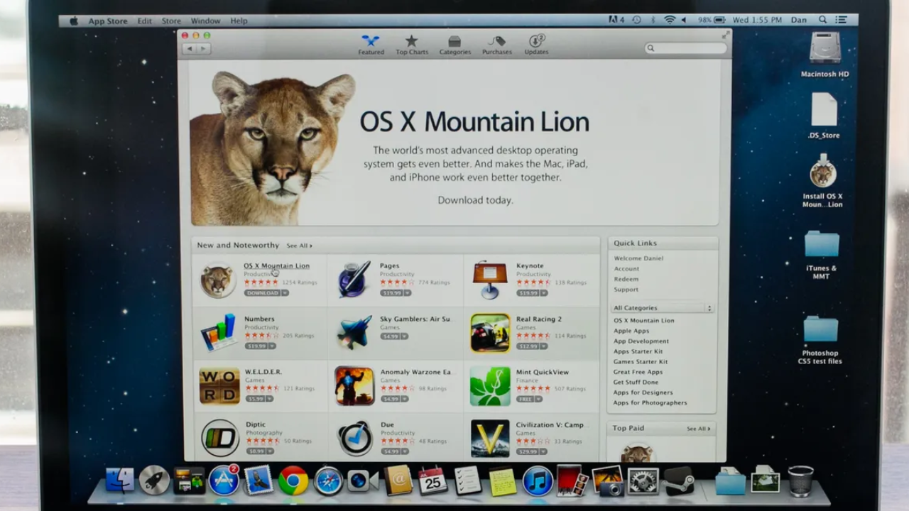 Mac OS X10.8