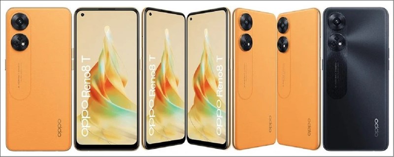 Ngoại hình OPPO Reno8 T bản 4G