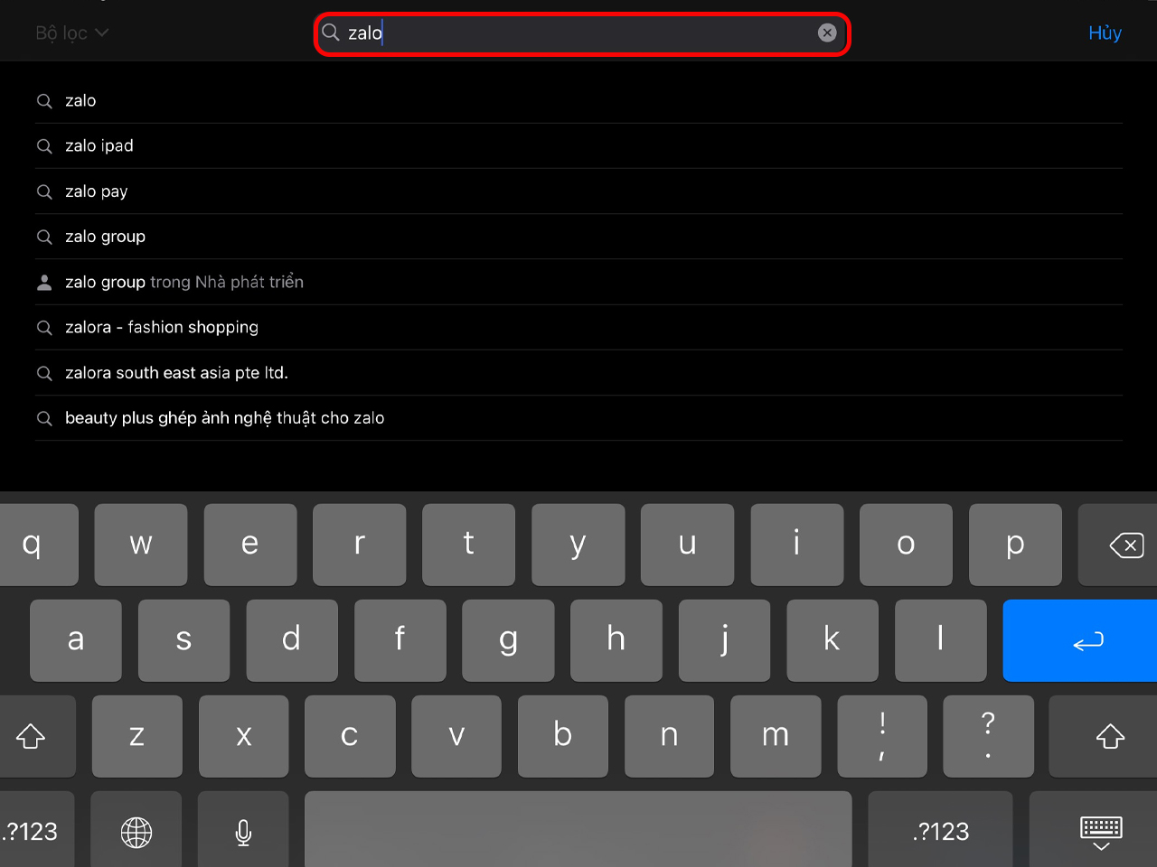 Cách tải Zalo về iPad Cách tải Zalo về iPad