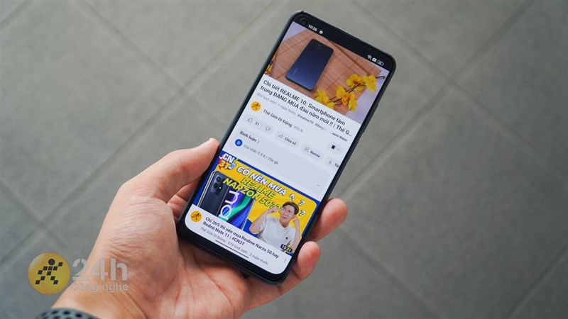 Đánh giá pin realme 10: Pin 5.000 mAh sử dụng liên tục đến 11 tiếng, lướt TikTok hơn 9 tiếng Đánh giá pin realme 10: Pin 5.000 mAh sử dụng liên tục đến 11 tiếng, lướt TikTok hơn 9 tiếng