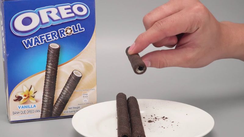 Bánh quế Oreo vị vani