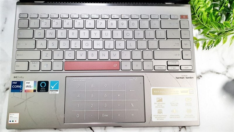 Giống như hầu hết các máy tính xách tay khác, bàn phím của ASUS Zenbook 14X OLED Space Edition có các phím chức năng ở trên cùng với các phím tắt được gán cho chúng theo mặc định.