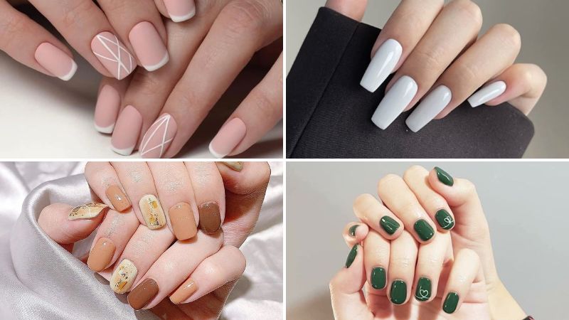 10 mẫu nail đơn giản đẹp dành cho các cô nàng thanh lịch