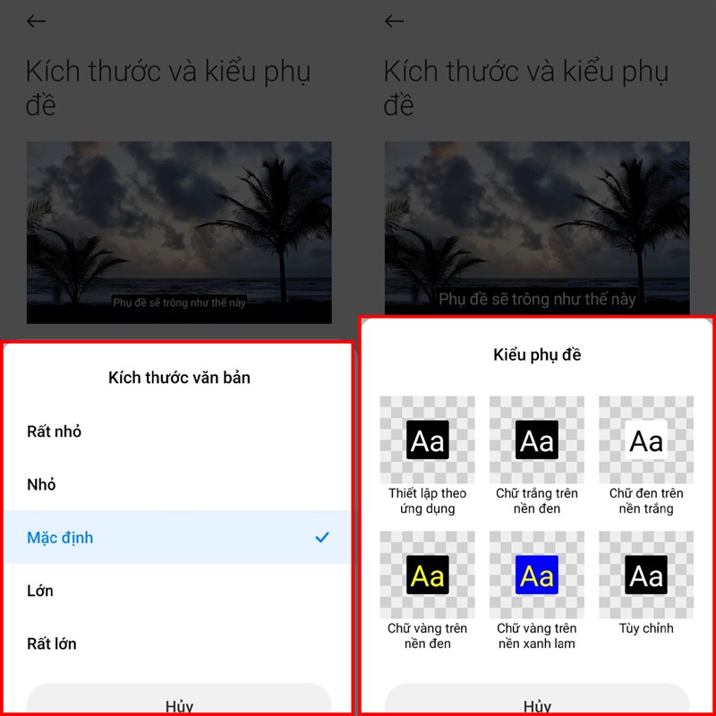 Cách bật phụ đề trên điện thoại Xiaomi