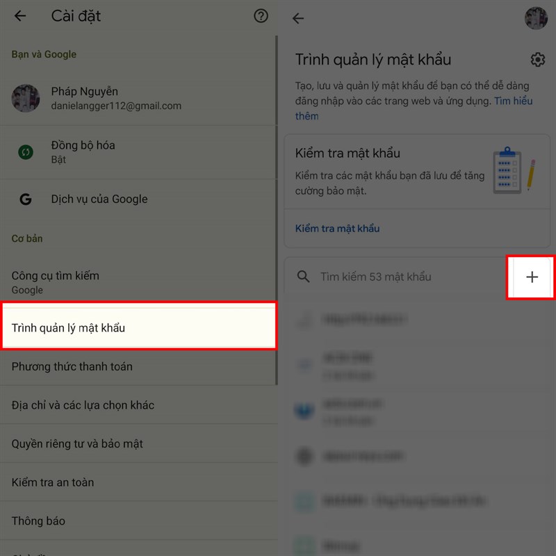 Cách lưu thêm tài khoản trên Chrome điện thoại