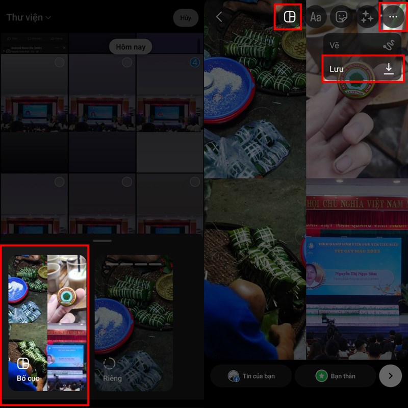 Cách ghép nhiều ảnh thành 1 ảnh khi đăng bài trên Instagram
