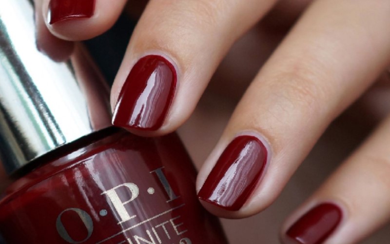 Thử cái màu đỏ mận này quả là không uổng 🥰 #nail #nails #gelpolish #s... |  TikTok