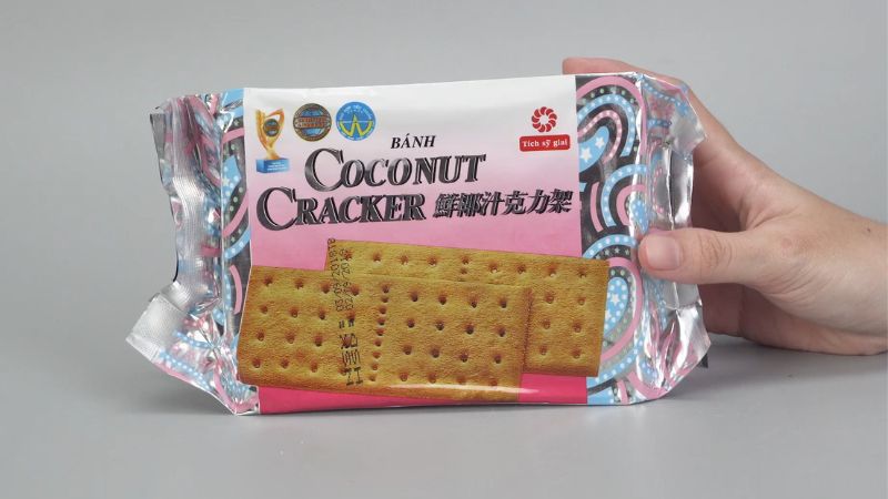 Bánh quy phủ đường Coconut Cracker