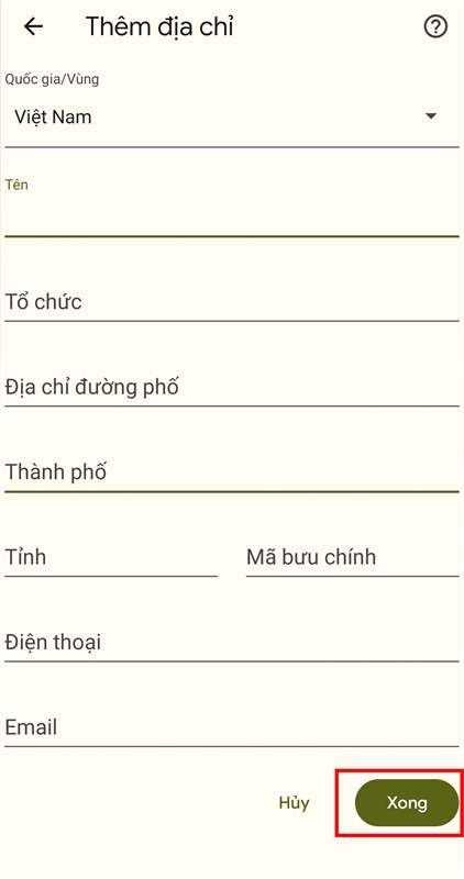 Cách thêm thông tin tự động điền trên Chrome điện thoại