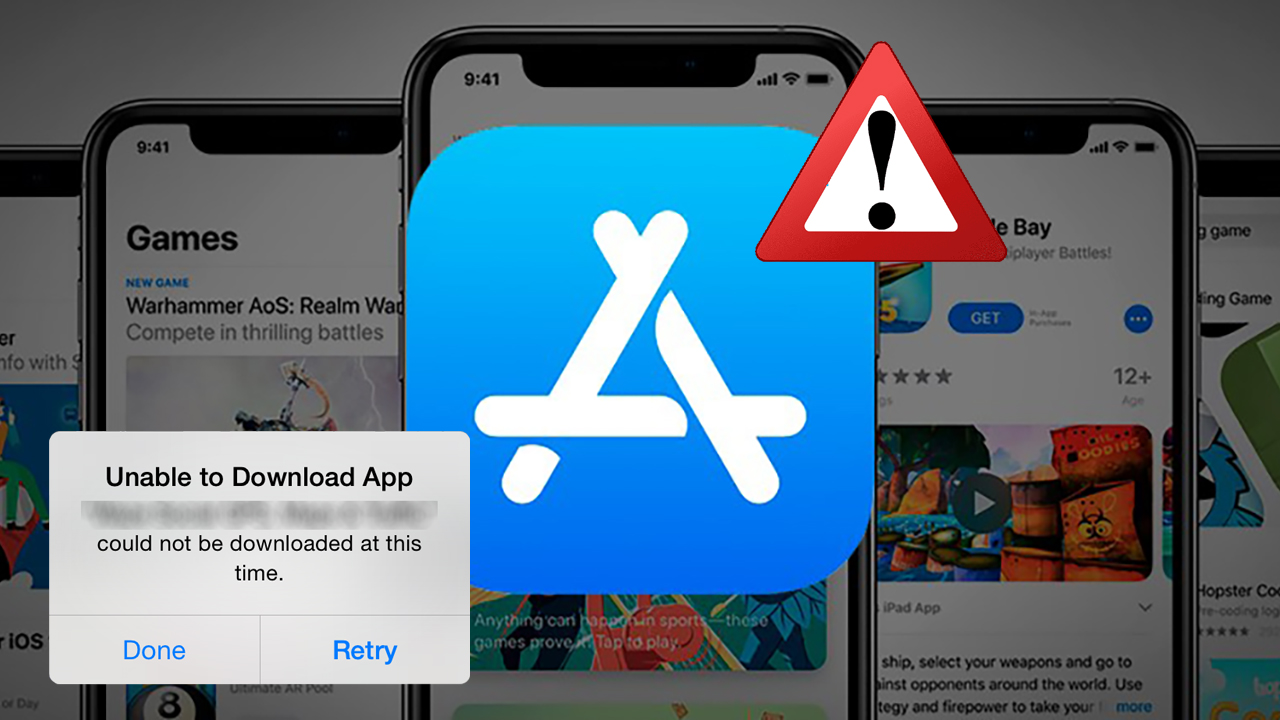 Không tải được ứng dụng trên App Store