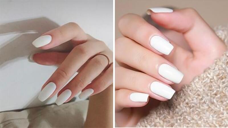 Tổng hợp hơn 91 về nail màu trắng đơn giản hay nhất