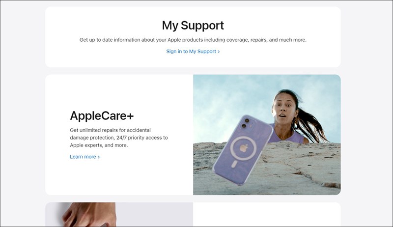 Apple cập nhật giao diện mới cho trang web Hỗ trợ