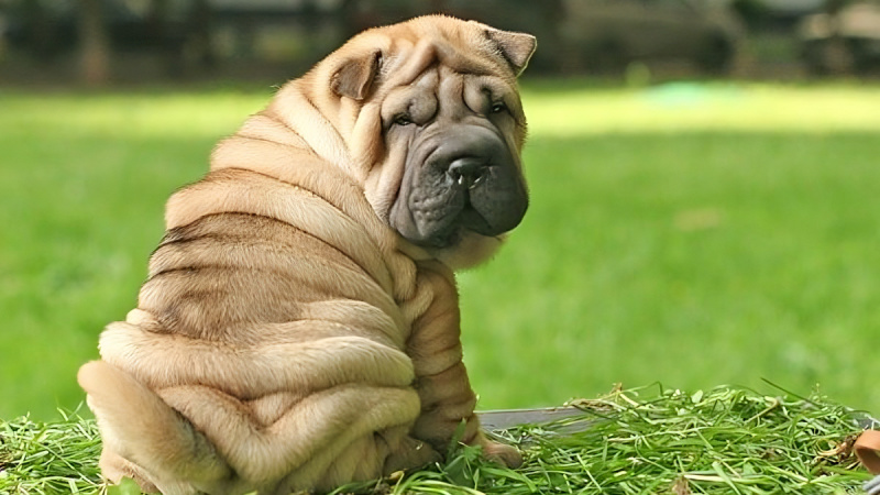 Shar Pei dogs are raised in many countries around the world and mainly kept as pets