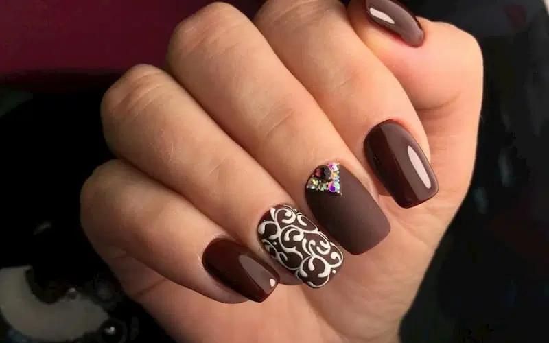 Mẫu Nail Màu Nâu Đẹp Ấm Áp NGỌT NGÀO NHƯ SOCOLA