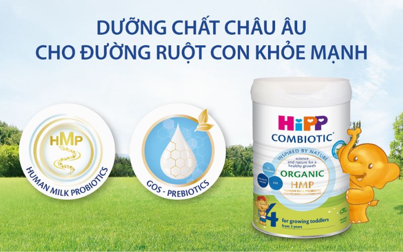 Sữa HiPP Combiotic có hương vị thơm ngon và mang nhiều dưỡng chất