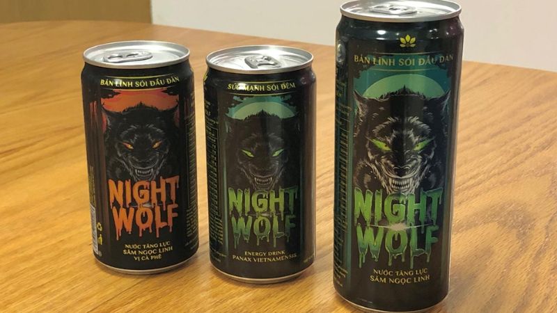 Thêm năng lượng, thêm tỉnh táo với nước tăng lực Night Wolf