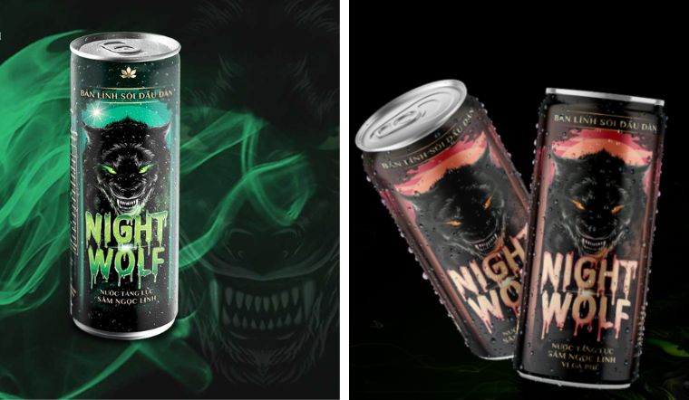 Thêm năng lượng, thêm tỉnh táo với nước tăng lực Night Wolf