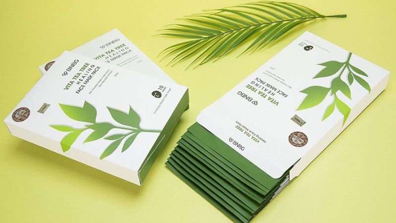 Mặt nạ BNBG Vita Tea Tree Healing Face Mask Pack Tràm Trà