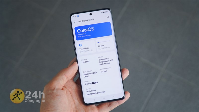 Trên tay OPPO Reno8 T 5G Trên tay OPPO Reno8 T 5G