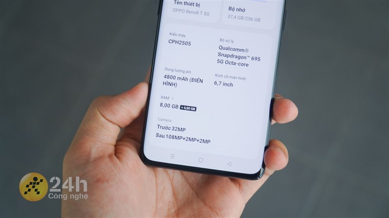 Trên tay OPPO Reno8 T 5G Trên tay OPPO Reno8 T 5G