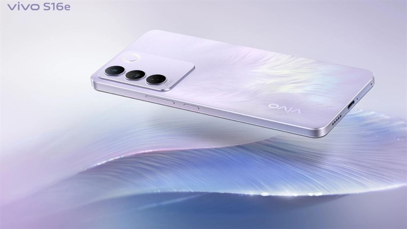 Vivo S16e có thiết kế phẳng tại các cạnh bên