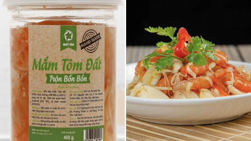Mắm tôm đất bồn bồn Nhất Tâm hũ 400g