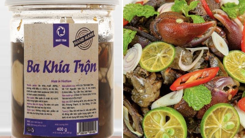 Ba khía muối Nhất Tâm hũ 400g