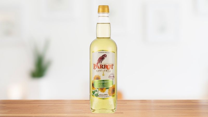 Dầu hướng dương nguyên chất Parrot chai 1 lít