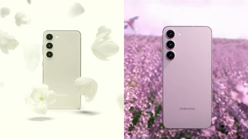 Màu sắc thời thượng của Samsung Galaxy S23
