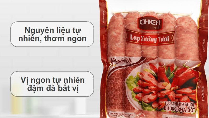 Thành phần của lạp xưởng Chen