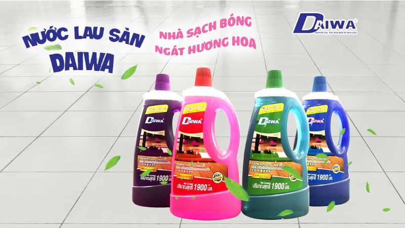 Hướng dẫn sử dụng và lưu ý khi dùng nước lau sàn Daiwa