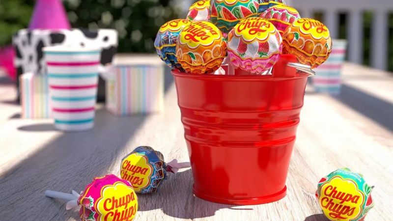 Tết thêm vui với các loại kẹo mút trái cây Chupa Chups