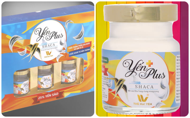 Hộp 6 hũ yến sụn vi cá mập Yến Plus Shaca