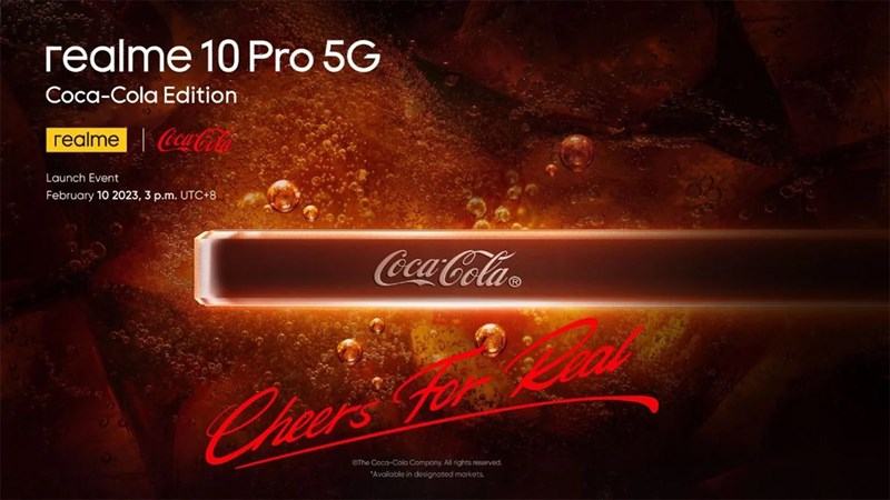 realme xác nhận hợp tác với Coca-Cola