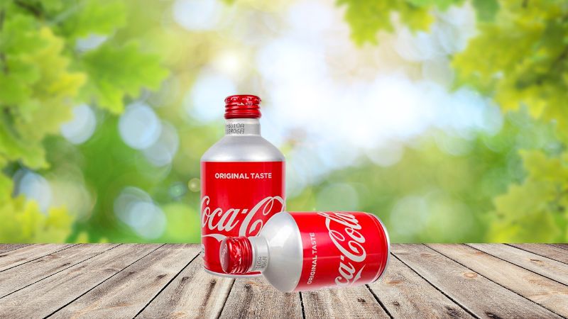Coca Cola Nhật Bản chai nhôm nắp vặn