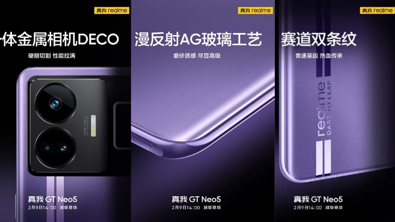 Các tấm poster do realme đăng tải