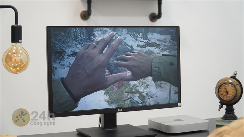 Dù Resident Evil Village là một tựa game khá nặng nhưng Mac Mini M1 vẫn có thể xử lý tương đối tốt. Dù Resident Evil Village là một tựa game khá nặng nhưng Mac Mini M1 vẫn có thể xử lý tương đối tốt.