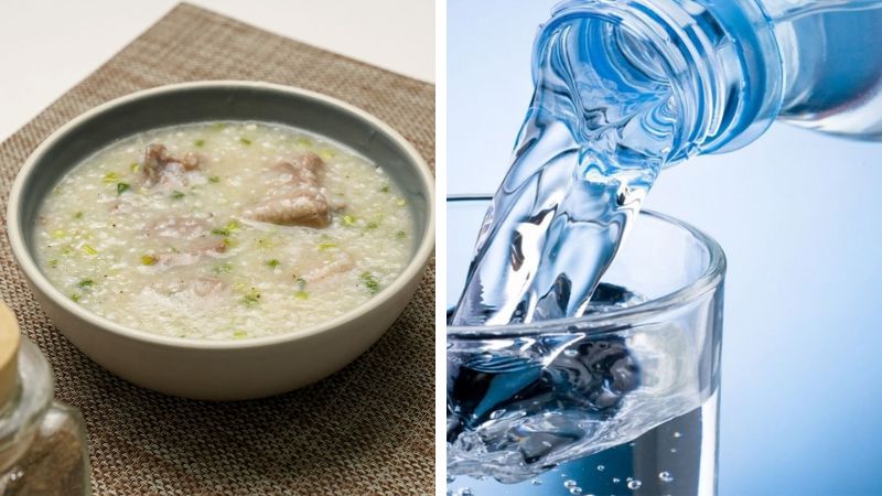 Eat porridge and drink plenty of water