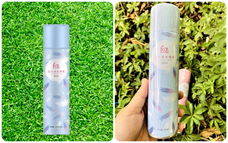 Dầu gội khô Issy Wild Bluebell lọ xanh