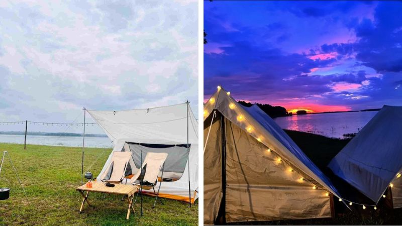Camping Hồ Trị An - Chí Bảo Trips