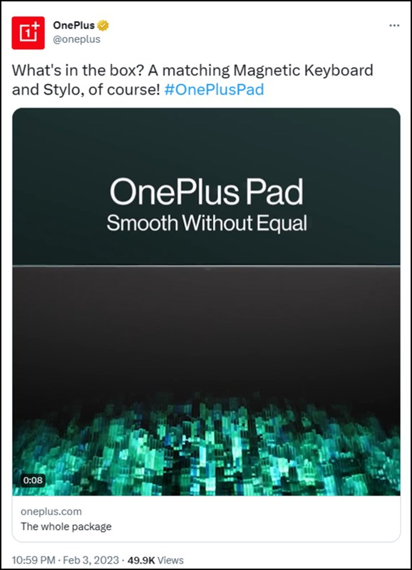 OnePlus Pad được xác nhận sẽ đi kèm với loạt phụ kiện hấp dẫn