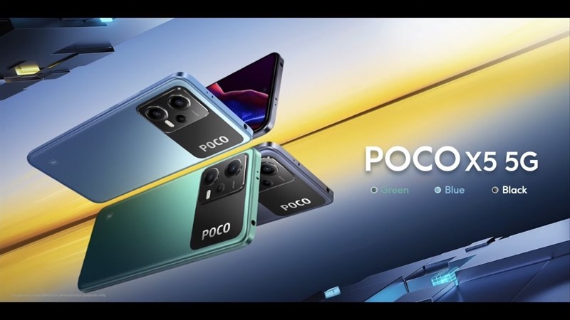 POCO X5 5G lại tiếp tục được thừa hưởng ngôn ngữ thiết kế vuông vức trên những sản phẩm tiền nhiệm.