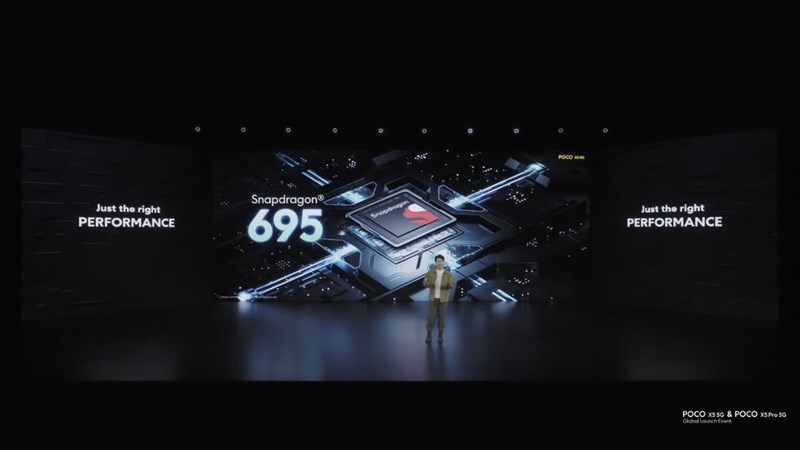 POCO X5 5G được cung cấp sức mạnh từ con chip Snapdragon 695 5G.