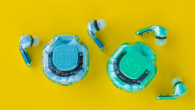 Acefast Crystal (2) Earbuds T8 có tổng thể được mình đánh giá là rất độc đáo và trẻ trung.