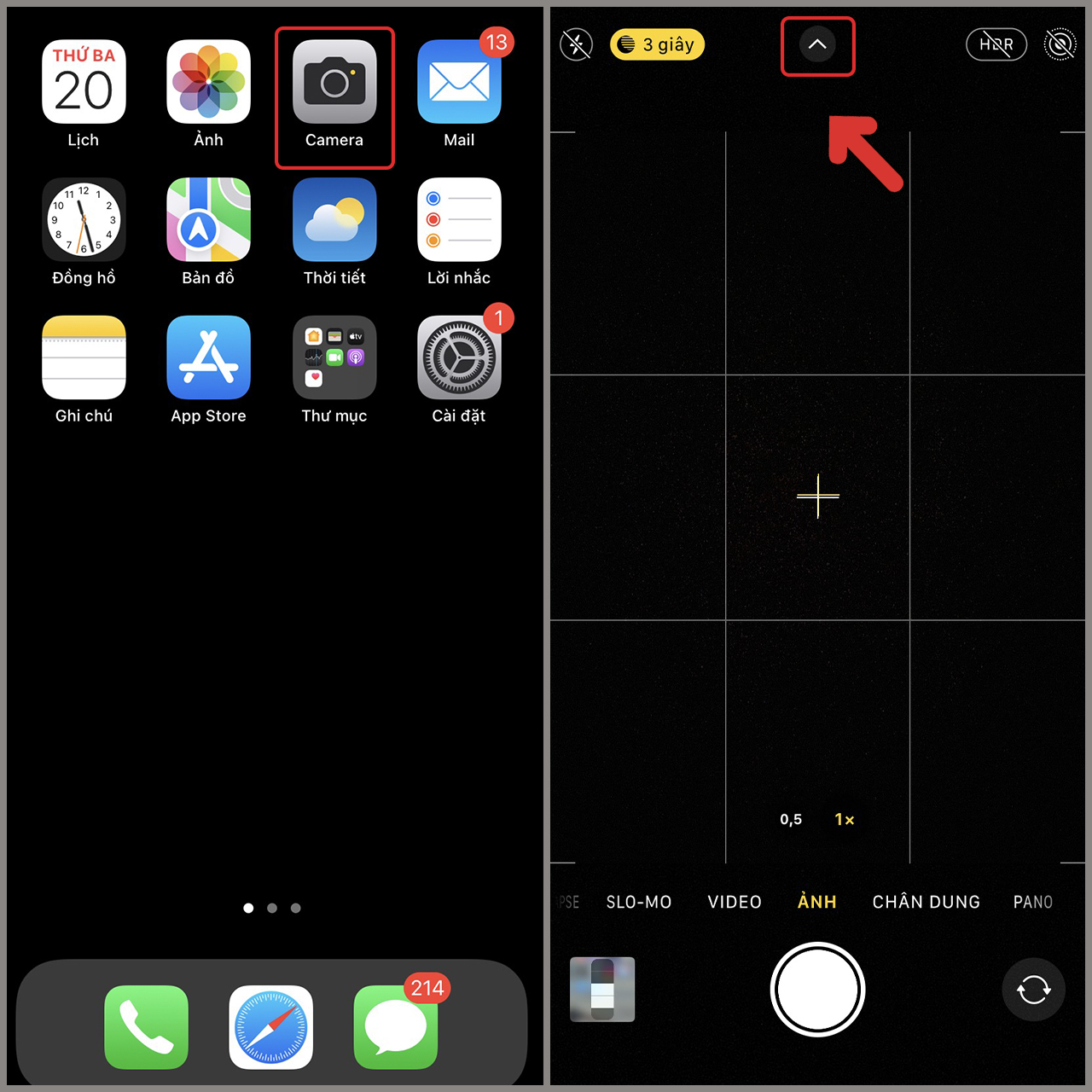 Cách bật đèn flash của iPhone 11, 11 Pro, 11 Pro Max